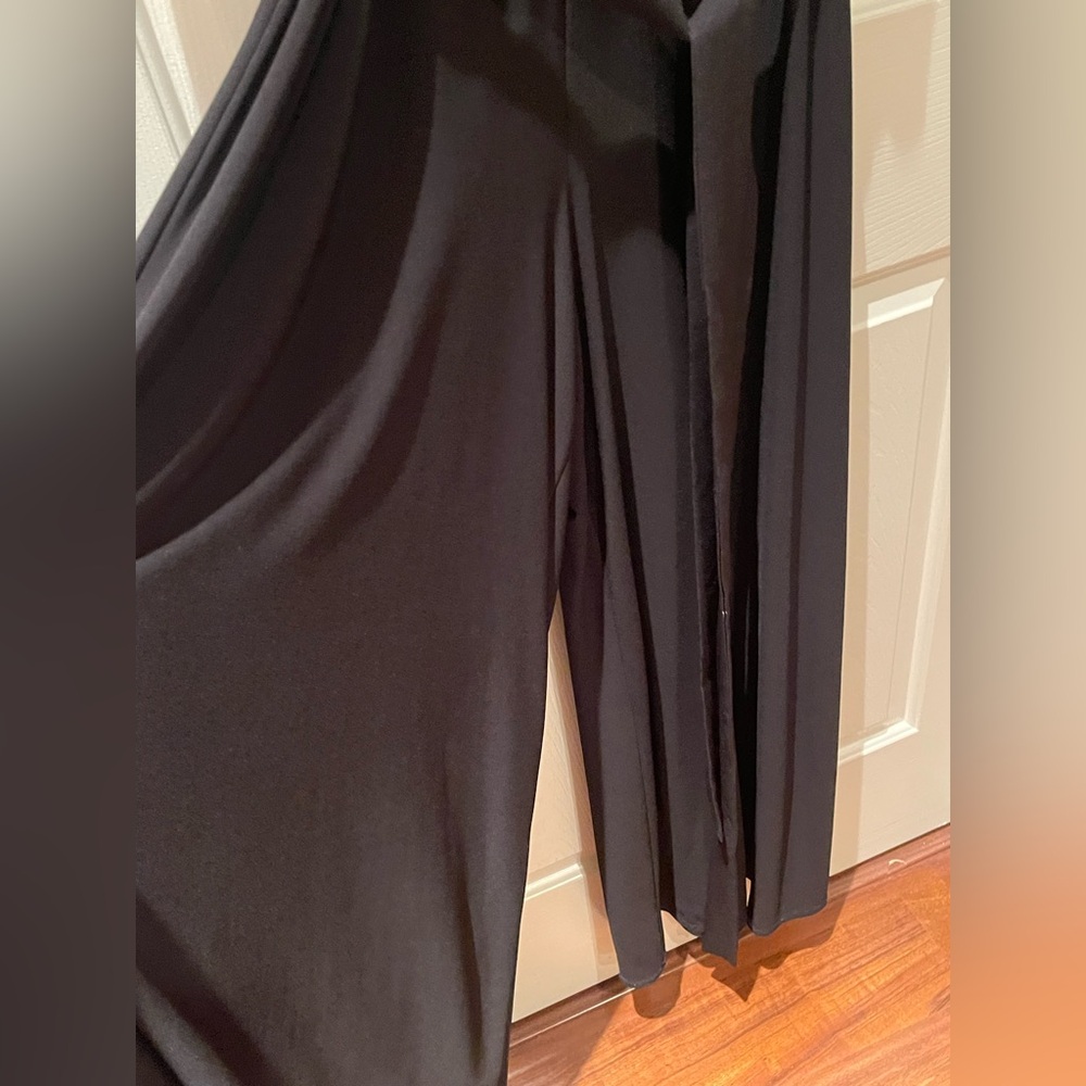 dressbarn Black Maxi jumpsuit Plus XL - Picture 7 of 10